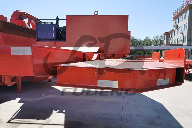 Hydraulic Steering Extendable Windmill Blade Flatbed Trailer