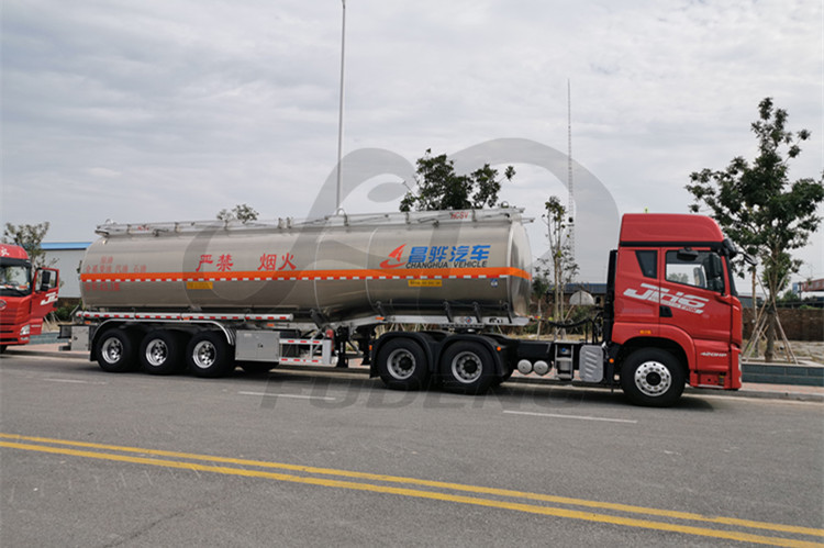 Fudeng 3 axles 50cubic meter fuel tank semi trailers for sale