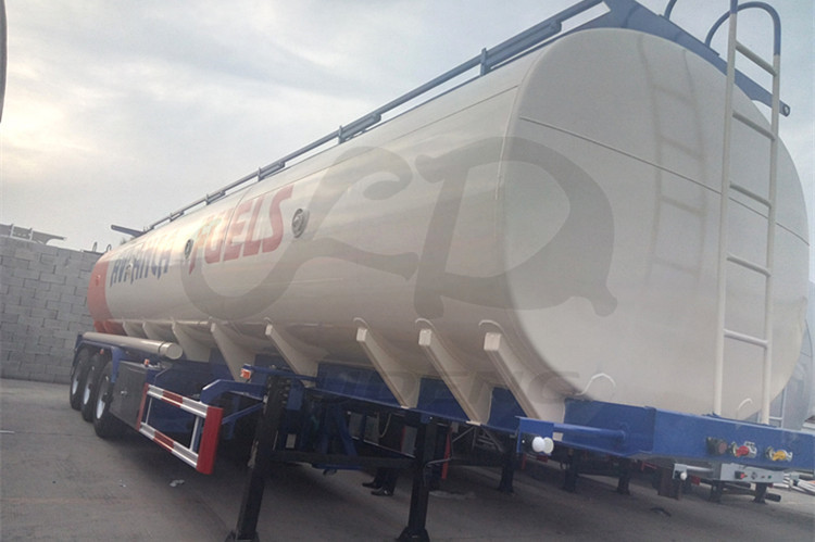 Heavy duty diesel fuel tank 3 axle oil tanker trailer for Nigeria