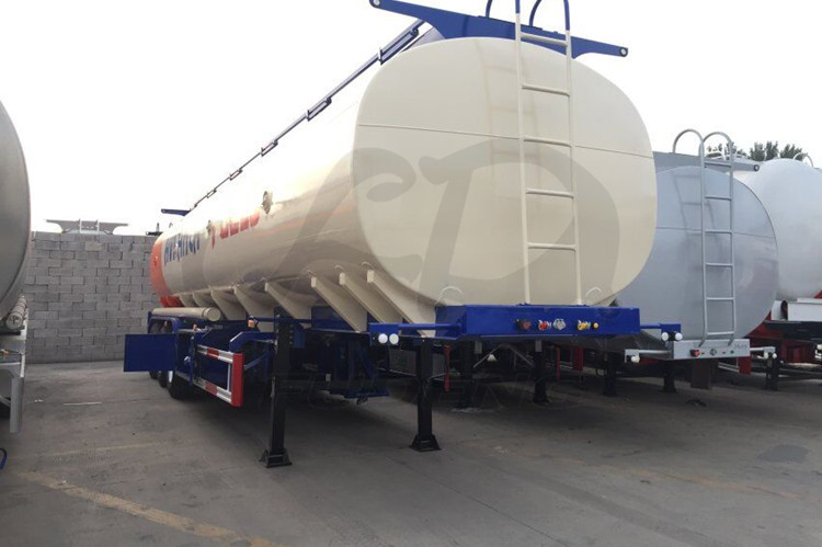 Heavy duty diesel fuel tank 3 axle oil tanker trailer for Nigeria
